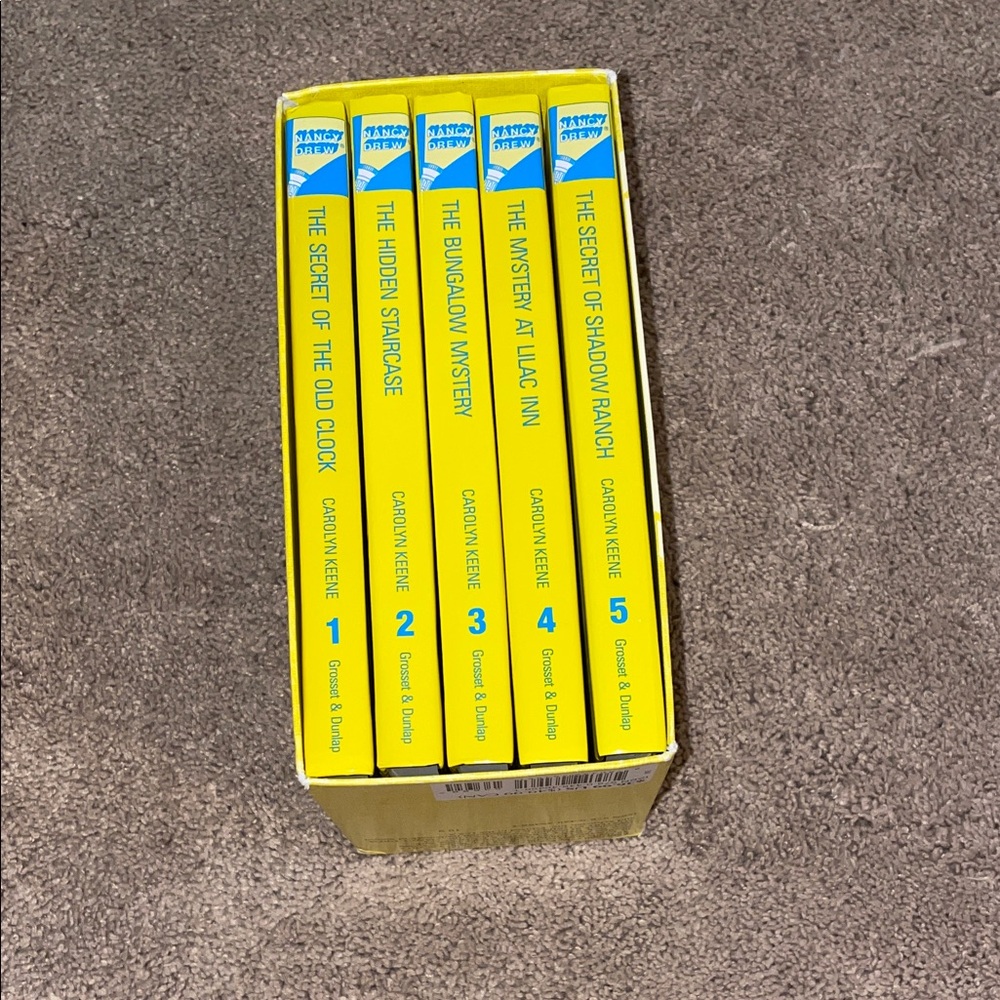 Nancy Drew Mystery Stories Book Set